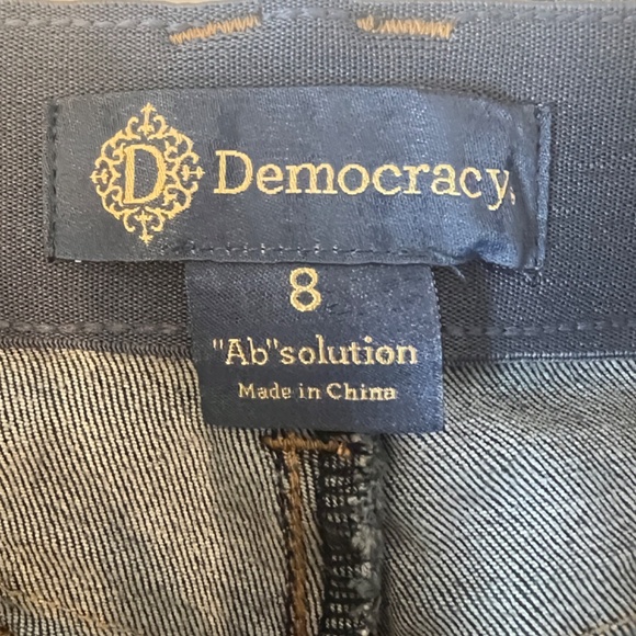 Democracy "Ab Solution" Wide Leg Jean Size 8 - Picture 5 of 9